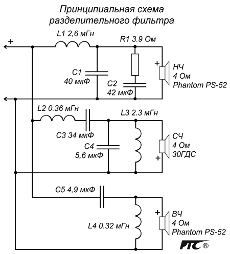 Фильтр средних частот схема